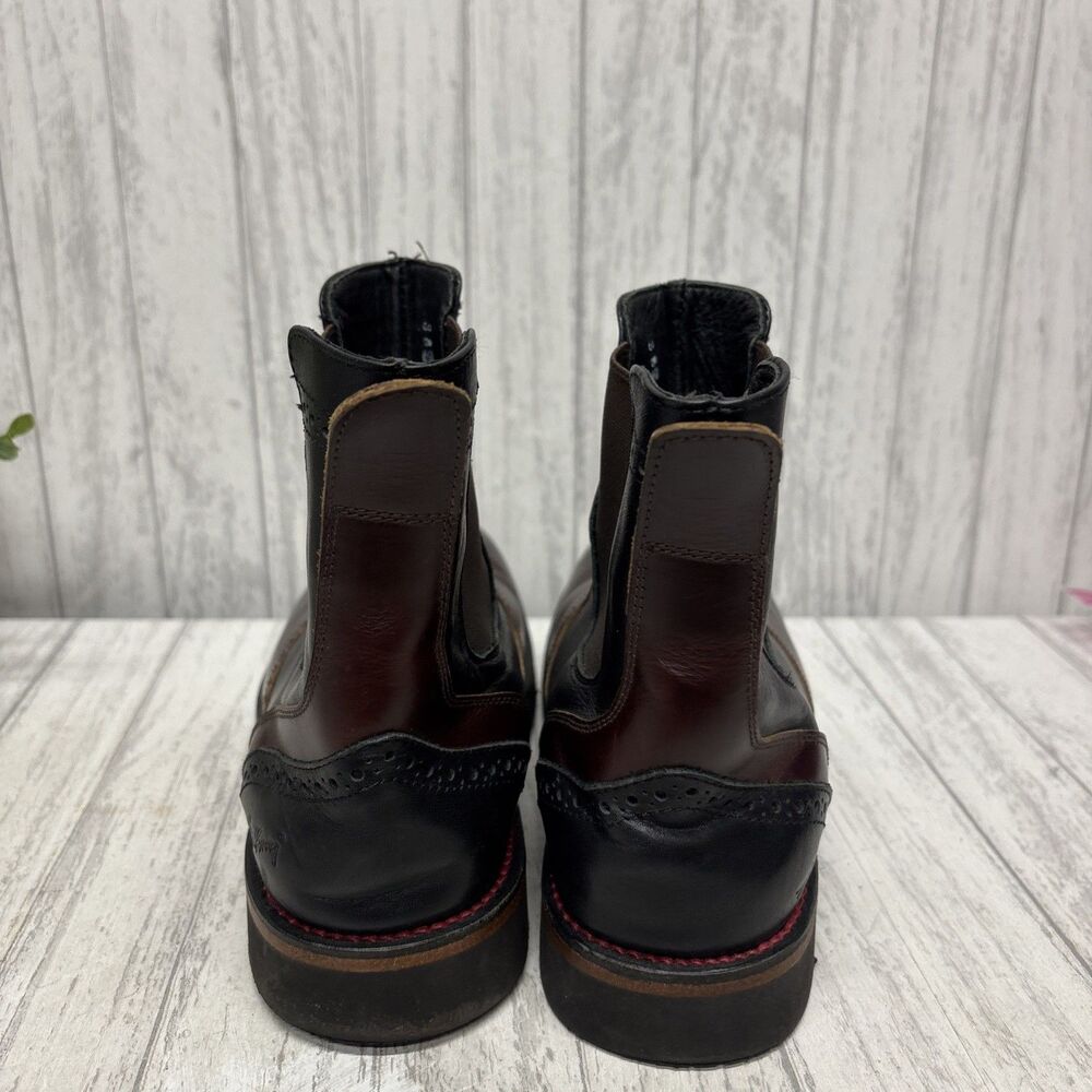 Size 38 Genderfree Nik Kacy The Brogue Chelsea Boots EUC - Picture 5 of 10